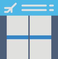 Boarding Gate icon image. Suitable for mobile apps, web apps and print media. vector