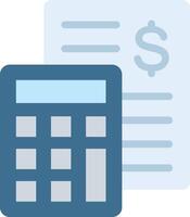 Budgeting icon image. Suitable for mobile apps, web apps and print media. vector