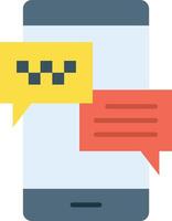 Chat icon image. Suitable for mobile apps, web apps and print media. vector