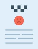 Complaint icon image. Suitable for mobile apps, web apps and print media. vector