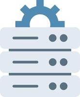 Database icon image. Suitable for mobile apps, web apps and print media. vector