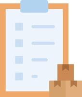 Delivery List icon image. Suitable for mobile apps, web apps and print media. vector