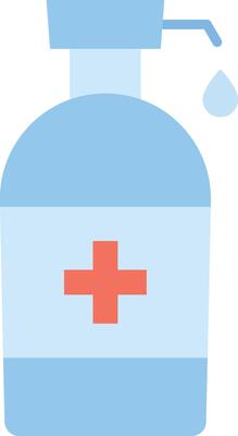 Disinfectant icon image. Suitable for mobile apps, web apps and print media.