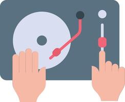 Dj Mixer icon image. Suitable for mobile apps, web apps and print media. vector