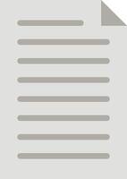 Document icon image. Suitable for mobile apps, web apps and print media. vector