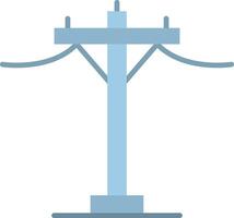 Electric Pole icon image. Suitable for mobile apps, web apps and print media. vector