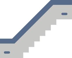 Escalator icon image. Suitable for mobile apps, web apps and print media. vector