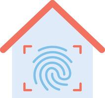 Finger Scan icon image. Suitable for mobile apps, web apps and print media. vector