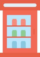 Fridge icon image. Suitable for mobile apps, web apps and print media. vector