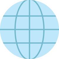Globe icon image. Suitable for mobile apps, web apps and print media. vector