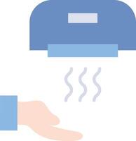 Hand Dryer icon image. Suitable for mobile apps, web apps and print media. vector