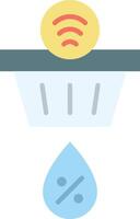 Humidity Sensor icon image. Suitable for mobile apps, web apps and print media. vector
