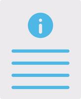 Information icon image. Suitable for mobile apps, web apps and print media. vector