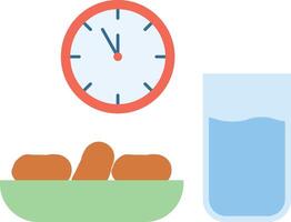 Iftar icon image. Suitable for mobile apps, web apps and print media. vector