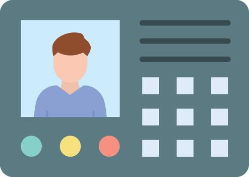 intercomunicador icono imagen. adecuado para móvil aplicaciones, web aplicaciones y impresión medios de comunicación. vector