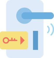 Key Card icon image. Suitable for mobile apps, web apps and print media. vector