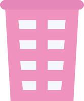 Laundry Basket icon image. Suitable for mobile apps, web apps and print media. vector