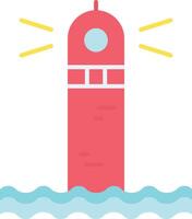 Lighthouse icon image. Suitable for mobile apps, web apps and print media. vector