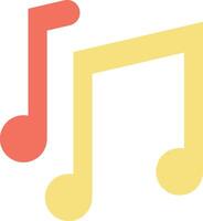 Music icon image. Suitable for mobile apps, web apps and print media. vector