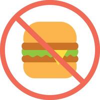 No Food icon image. Suitable for mobile apps, web apps and print media. vector