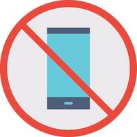 No Phone icon image. Suitable for mobile apps, web apps and print media. vector