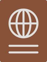 Passport icon image. Suitable for mobile apps, web apps and print media. vector