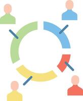 Pie Chart icon image. Suitable for mobile apps, web apps and print media. vector