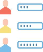 Polling icon image. Suitable for mobile apps, web apps and print media. vector