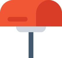 Postbox icon image. Suitable for mobile apps, web apps and print media. vector