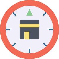 Qibla icon image. Suitable for mobile apps, web apps and print media. vector