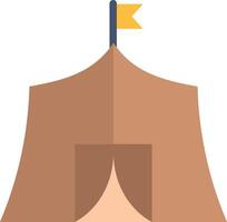 Refugee Camp icon image. Suitable for mobile apps, web apps and print media. vector