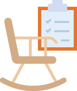 Jubilación planificación icono imagen. adecuado para móvil aplicaciones, web aplicaciones y impresión medios de comunicación. vector