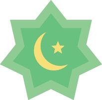 Rub El Hizb icon image. Suitable for mobile apps, web apps and print media. vector