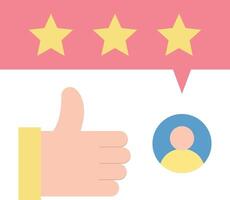 Satisfaction icon image. Suitable for mobile apps, web apps and print media. vector