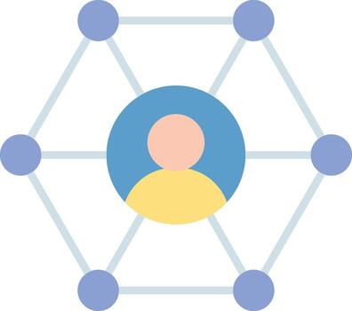 Social Network icon image. Suitable for mobile apps, web apps and print media. vector