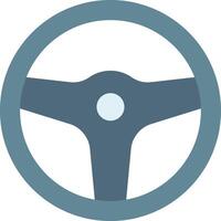 Steering Wheel icon image. Suitable for mobile apps, web apps and print media. vector