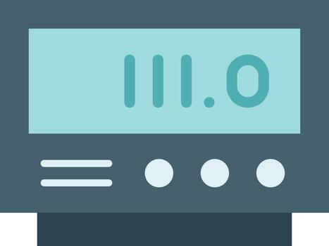 Taxi Meter icon image. Suitable for mobile apps, web apps and print media. vector