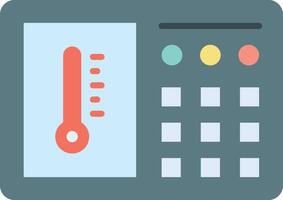 Thermostat icon image. Suitable for mobile apps, web apps and print media. vector