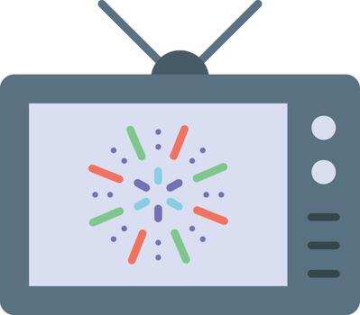Tv Program icon image. Suitable for mobile apps, web apps and print media. vector