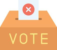 Vote Reject icon image. Suitable for mobile apps, web apps and print media. vector