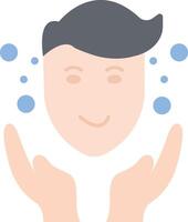Wash Face icon image. Suitable for mobile apps, web apps and print media. vector