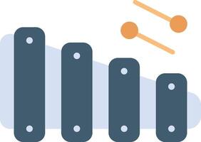Xylophone icon image. Suitable for mobile apps, web apps and print media. vector