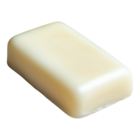 Simple White Soap Bar with Smooth Texture png