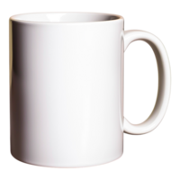 Plain White Coffee Mug Ready for Your Custom Design or Branding png