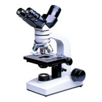 Laboratory Microscope with Dual Eyepiece and LED Illumination png