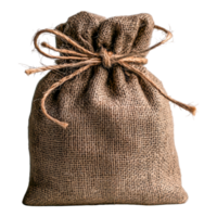 Burlap Sack with Drawstring Closure for Rustic Storage Options png