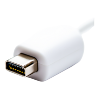Close-Up Image of a White USB-C Charging Connector for Devices png