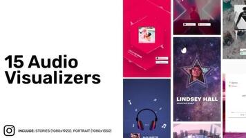 moderno Instagram audio visualizadores motion_graphic