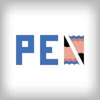 unique pen writing, different pen tip icon design. Corporate company, web, and identity sign. vector