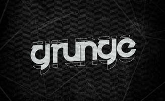 Grunge Text Effect Template psd